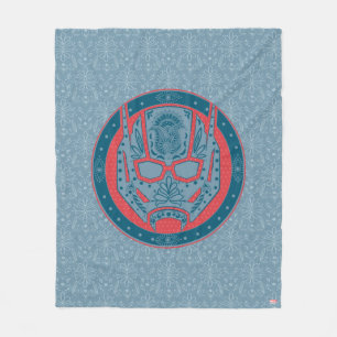 Avengers Paisley Ant-Man Logo Fleece Blanket