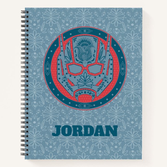 Avengers | Paisley Ant-Man Logo Notebook (Front)