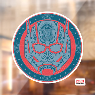 Avengers Paisley Ant-Man Logo Window Cling