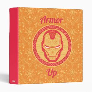 Avengers   Paisley Iron Man Logo Binder