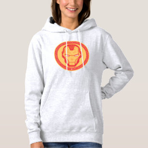 Avengers Paisley Iron Man Logo Hoodie