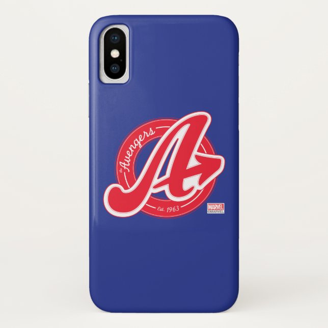 Avengers | Retro Avengers Logo Est 1963 Case-Mate iPhone Case (Back)