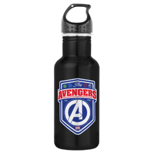 Avengers   Retro Avengers Shield Badge 532 Ml Water Bottle