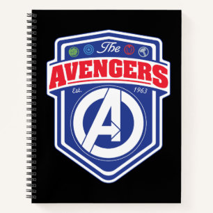 Avengers Retro Avengers Shield Badge Notebook