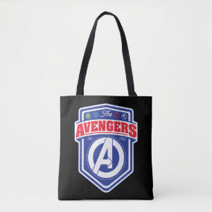 Avengers Retro Avengers Shield Badge Tote Bag