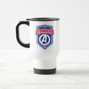 Avengers Retro Avengers Shield Badge Travel Mug