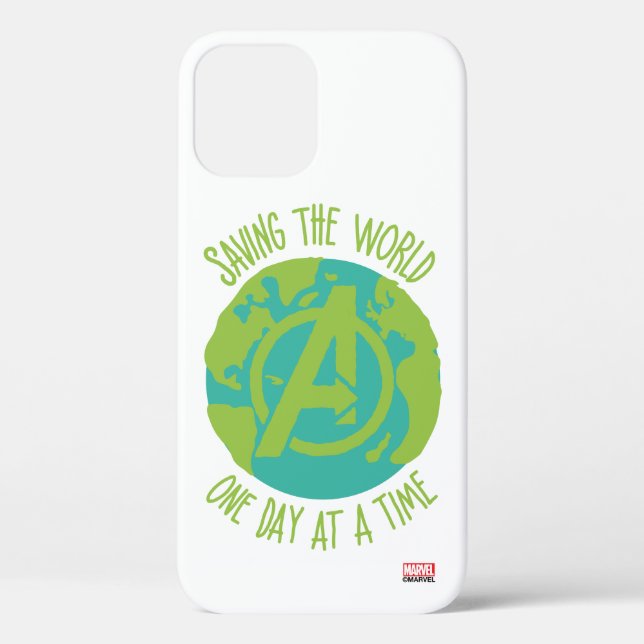 Avengers | Saving The World One Day At A Time Case-Mate iPhone Case (Back)