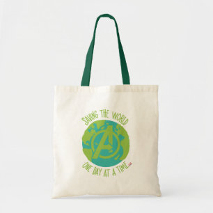 Avengers Saving The World One Day At A Time Tote Bag