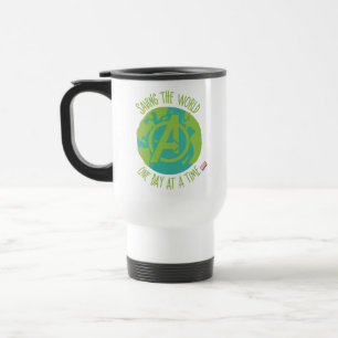 Avengers Saving The World One Day At A Time Travel Mug