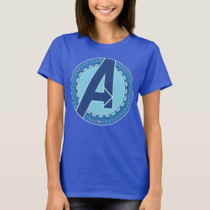 Avengers Scalloped Avengers Logo T-Shirt
