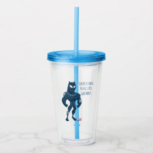 Avengers Seasonal   Black Panther Acrylic Tumbler