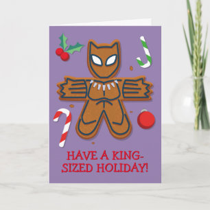 Avengers Seasonal   Black Panther Cookie Card