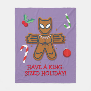 Avengers Seasonal   Black Panther Cookie Fleece Blanket