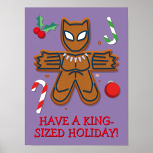 Avengers Seasonal   Black Panther Cookie Poster