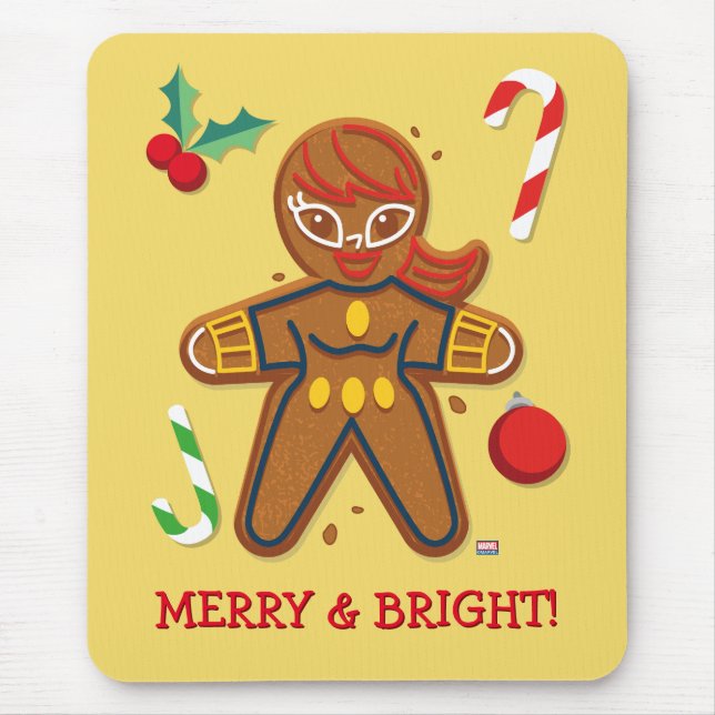 Avengers Seasonal | Black Widow Cookie Mouse Pad (Front)