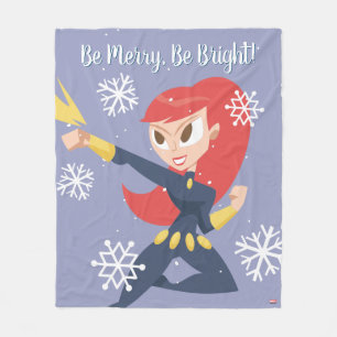 Avengers Seasonal   Black Widow Fleece Blanket