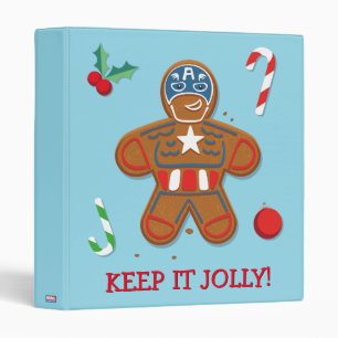 Avengers Seasonal Captain America Cookie Binder
