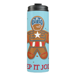 Avengers Seasonal Captain America Cookie Thermal Tumbler