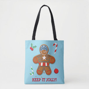Avengers Seasonal   Captain America Cookie Tote Bag