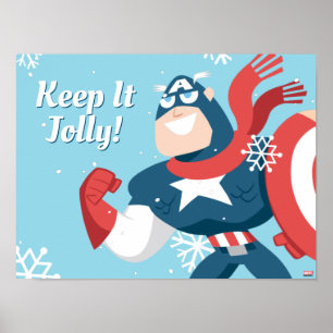 Avengers Seasonal   Captain America Poster