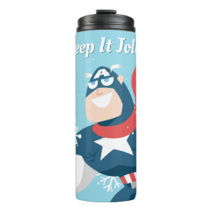 Avengers Seasonal   Captain America Thermal Tumbler