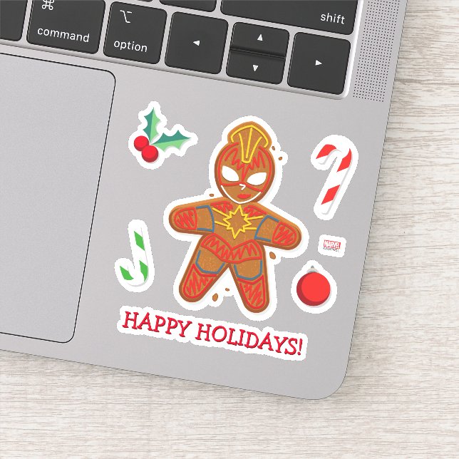 Avengers Seasonal | Captain Marvel Cookie (Detail)