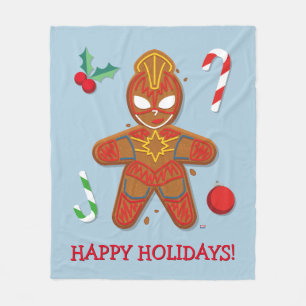 Avengers Seasonal   Captain Marvel Cookie Fleece Blanket