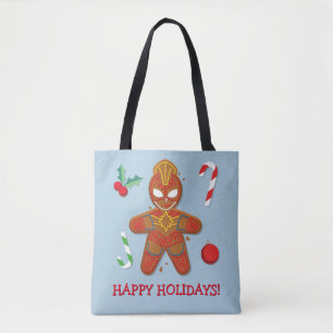 Avengers Seasonal   Captain Marvel Cookie Tote Bag
