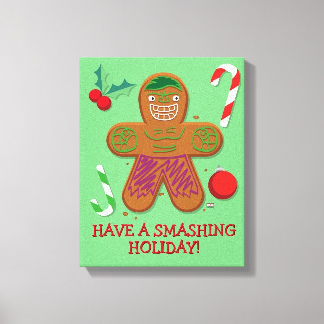 Avengers Seasonal | Hulk Cookie Canvas Print (Front)