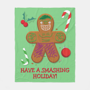 Avengers Seasonal Hulk Cookie Fleece Blanket