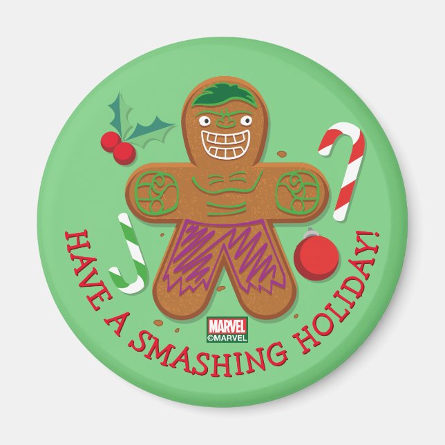 Avengers Seasonal | Hulk Cookie Magnet (Front)