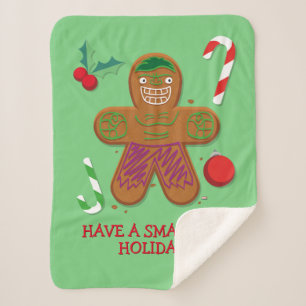 Avengers Seasonal Hulk Cookie Sherpa Blanket