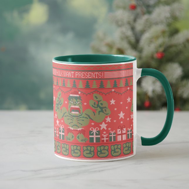 Avengers Seasonal | Hulk Cross-Stitch Gift Pattern Mug (Creator Uploaded)