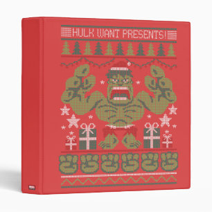 Avengers Seasonal Hulk Cross-Stitch Graphic Binder