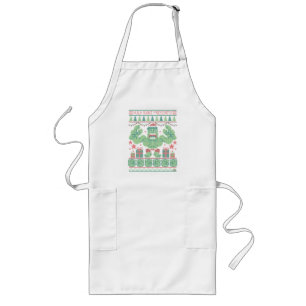 Avengers Seasonal Hulk Cross-Stitch Graphic Long Apron