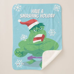 Avengers Seasonal   Hulk Sherpa Blanket