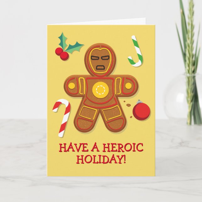 Avengers Seasonal | Iron Man Cookie Card (Front)