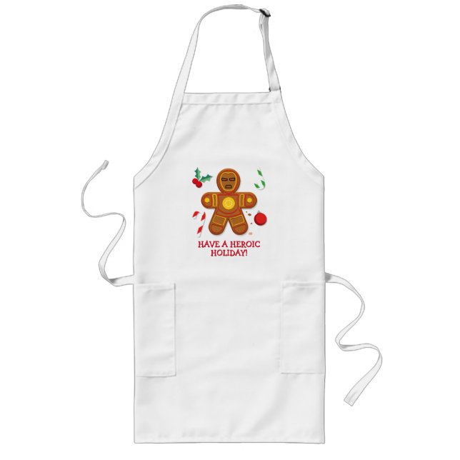 Avengers Seasonal | Iron Man Cookie Long Apron (Front)
