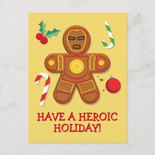 Avengers Seasonal   Iron Man Cookie Postcard