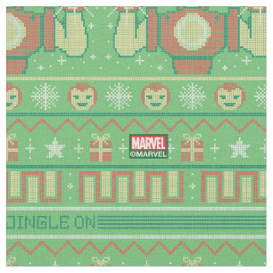 Avengers Seasonal   Iron Man Cross-Stitch Pattern Fabric