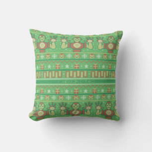Avengers Seasonal   Iron Man Cross-Stitch Pattern Throw Pillow