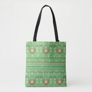 Avengers Seasonal   Iron Man Cross-Stitch Pattern Tote Bag