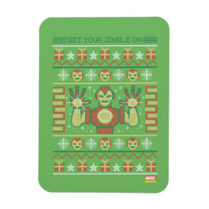 Avengers Seasonal   Iron Man "Get Your Jingle On" Magnet