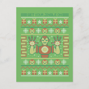 Avengers Seasonal   Iron Man "Get Your Jingle On" Postcard