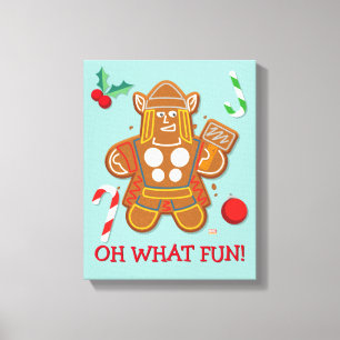 Avengers Seasonal   Thor Cookie Canvas Print