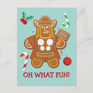 Avengers Seasonal   Thor Cookie Postcard