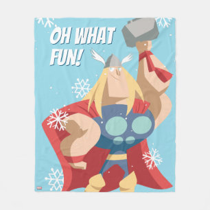 Avengers Seasonal   Thor Fleece Blanket