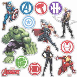 Avengers Sticker Sheet