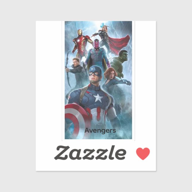 Avengers stiker (Sheet)