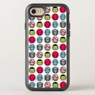 Avengers Stylized Line Art Icons Pattern OtterBox Symmetry iPhone 8/7 Case